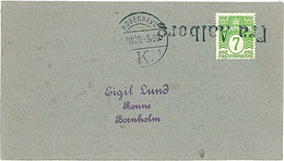 21613 - DENMARK  - Postal History -  PAQUEBOT Postmark On COVER 1929 - Poste Aérienne