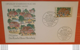 BUND BRD 1186 J.H. Wichern - Mission - Kinder "Das Rauhe Haus" --- Künstler FDC 1983 Nr. 23494 (2 Foto)(72050) - FDC: Covers