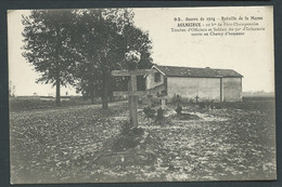 N° 93  Guerre De 1914 - Bataille De La Marne - Aulnizieux- Tombes  D'officiers Morts Au Champ D'honneur Obf2169 - Guerre 1914-18