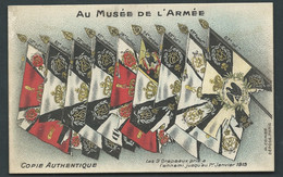 Au Musée De L'armée - Les 9 Drapeaux Pris à L'ennemi Jusqu'au 1/01/1915  - Obf2174 - Guerra 1914-18