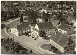 MÖHLIN Flugaufnahme Hotel-Landgasthaus Adler Fam. H. Weidmann Auto - Möhlin