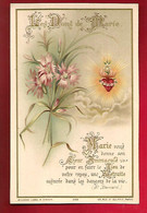 Image Pieuse Religieuse Holy Card Ed Bouasse Lebel Massin 1148 Les Dons De Marie Coeur - Dos Vierge - Devotion Images