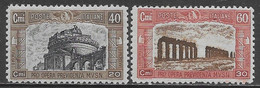 Italia Italy 1926 Regno Milizia Prima 2val Sa N.206-207 Nuovi MH * - Mint/hinged