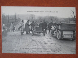 La Coupe Gordon Benett 1905 , Circuit D Auvergne  M Messon Rencontrant Hemery - Otros