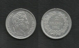 2 FRANCS Louis PHILIPPE I . 1832 B ( ROUEN ) . - 2 Francs