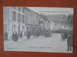 La Coupe Gordon Benett 1905 ,pontaumur , Depart De M Burton - Other