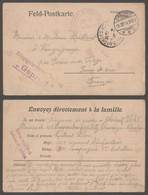 Guerre 14-18 - Fedlpostkarte (Ohrdruf 1914) > Vaugrigneuse / Prisonnier, Censure - Guerre De 1914-18