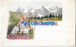 178756 SWITZERLAND WENGERNALP PUBLICITY CHOCOLATE SUCHARD POSTAL POSTCARD - Enge