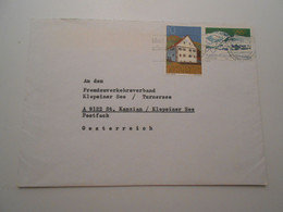 Liechtenstein , Lettre De Vaduz 1979 Pour St Kanzian - Storia Postale