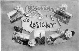 SOUVENIR DE LESIGNY. Carte De Cinq Vues - Lesigny