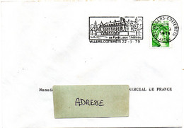 AISNE - Dépt N° 02 = VILLERS-COTTERETS 1979 = FLAMME Type II SUPERBE = SECAP Illustrée 'sa Forêt + CHATEAU' - Mechanical Postmarks (Advertisement)