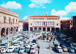 Cartolina - Riviera Adriatica - Pesaro - Piazza Del Popolo - 1963 - Pesaro