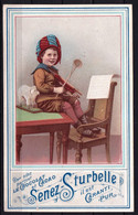 GRAND CHROMO CHOCOLADE CHOCOLAT SENEZ STURBELLE  Schaarbeek Bruxelles - BOY PLAYS VIOLIN ON A BELLOW - SOUFFLET - Other & Unclassified