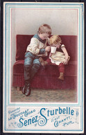 GRAND CHROMO CHOCOLADE CHOCOLAT SENEZ STURBELLE  Schaarbeek Bruxelles -  BOY GIVES MILK TO SISTER - GARCON DONNE DU LAIT - Altri & Non Classificati