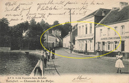 BOITSFORT - Chaussée De La Hulpe - Carte Animée Et Circulé En 1905 (voir Dos De La Carte) - Watermael-Boitsfort - Watermaal-Bosvoorde