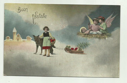 BUON NATALE 1916 RETRO TIMBRO CENSURA MILITARE VARESE  VIAGGIATA FP - Sonstige & Ohne Zuordnung