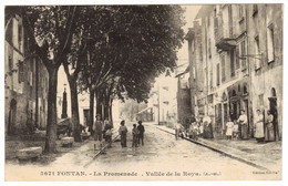 06 - FONTAN - La Promenade - Vallée De La Roya - 1913 - Otros & Sin Clasificación