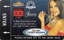 Trump Marina Casino - Atlantic City NJ - Hotel Room Key Card - Hotel Keycards