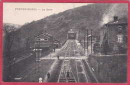 CPA 69 TREVES BUREL  La Gare  ( Sur La Ligne GIVORS ST ETIENNE - Otros Municipios
