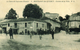 82. MONTAIGU DU QUERCY - Reprise D'une Carte Ancienne - Entrée De La Ville - Le Tarn Et Garonne Illustré - Calendrier - - Montaigu De Quercy