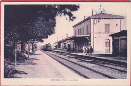 CPA 83 BANDOL La Gare ( Train - Bandol