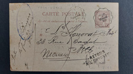 CARTE POSTALE 1805 MANACO A NICE ENTIER PRICIPAUTE DE MONACO 10C - Monte-Carlo