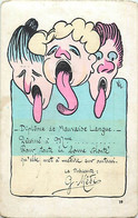 Themes Div-ref JJ437- Illustrateurs - Illustrateur  Vic  - Humour - Diplome De La Mauvaise Langue - - Humor