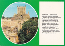 Lincoln Cathedral  - Lincolnshire - Used Postcard - Stamped 1982 - Lincoln