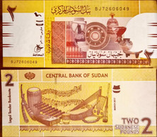 Sudan 2 Pounds 2017 BJ Replacement Unc - Soudan