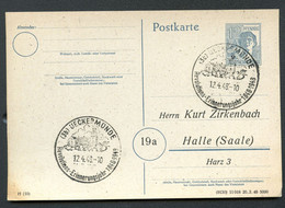 P962/05 Postkarte ZUDRUCK  Zirkenbach Halle Sost. Revolution 1848-1948 Ueckermünde  1948 - Interi Postali