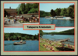 D4788 - TOP Kriebstein HO Gaststätte Fähre Fährgastschiff Kriebstein Und Mittweida - Verlag Bild Und Heimat Reichenbach - Mittweida