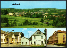 D4797 - TOP Oelsnitz Bahnhof Konsum Gaststätte Jugelsburg Schule - Verlag Bild Und Heimat Reichenbach - Oelsnitz I. Erzgeb.