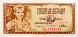 Yugoslavia 10 Dinara 1978 ZA Replacement Unc - Yugoslavia