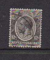 KENYA  UGANDA    1922    12c  Grey  Black    USED - Kenya & Ouganda