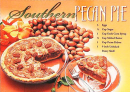 ► CPSM Recette Southern Pecan Pie   Noix De Pécan - Recettes (cuisine)