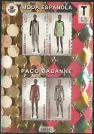 2013-ED. 4813 H.B. -MODA ESPAÑOLA. PACO RABANNE-NUEVO - Blocs & Hojas