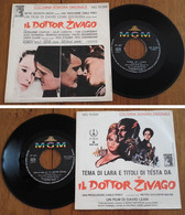 RARE Italian SP 45t RPM BIEM (7") BOF OST "IL DOTTOR ZIVAGO" ("Le Docteur Jivago", 1967) - Musique De Films