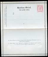 ÖSTERREICH Kartenbrief K28 Ascher K28a Gez. L11 1890 Kat. 16,00 €+ - Letter-Cards