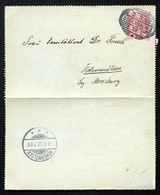 ÖSTERREICH Kartenbrief K42 Bodenbach An Der Elbe (Děčín-Podmokly) 1902 - Cartas-Letras