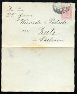 ÖSTERREICH Kartenbrief K42 Eger Cheb 1902 - Cartes-lettres