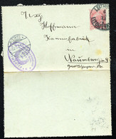 ÖSTERREICH Kartenbrief K42 Leitmeritz Litoměřice FRISEUR 1904 - Carte-Lettere