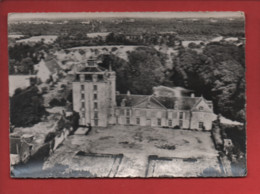 CPSM Grand Format  -  En Avion Au Dessus De... Erdeven -(Morbihan) - Château De Keraveon - Erdeven