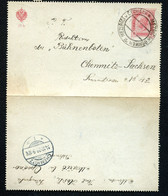 ÖSTERREICH Kartenbrief K45 Böhmisch Meseritsch  České Meziříčí 1908 Kat. 5,00€ - Letter-Cards