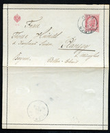 ÖSTERREICH Kartenbrief K45 Veldes Bles SLOWENIEN - Planegg 1907 - Carte-Lettere