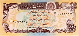 Afghanistan  20 Afganis Replacement Unc - Afghanistan