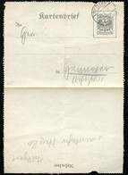 ÖSTERREICH Kartenbrief K65 Riezlern - Hannover 1931 Kat. 8,00 € - Postbladen