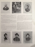 La Catastrophe Du Métropolitain - Les Victimes - M. Et Mme Delavalle - Mme Delisère - Page Originale 1903 - Documenti Storici