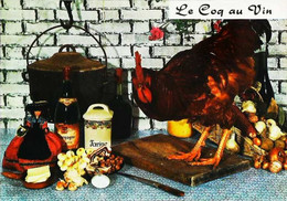 ► CPSM LRecette  Le Coq Au Vin 1970 Poupée Doll - Recettes (cuisine)