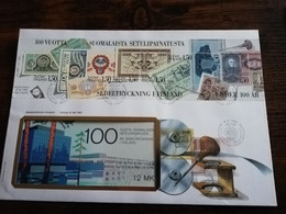 NICE LETTER FINLAND  / BIG COVER / STAMPBOOKLET         ** BRIEF 41** - Carnets