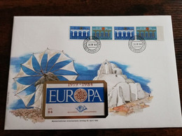 NICE LETTER GREECE   / BIG COVER / STAMPBOOKLET         ** BRIEF 42** - Booklets